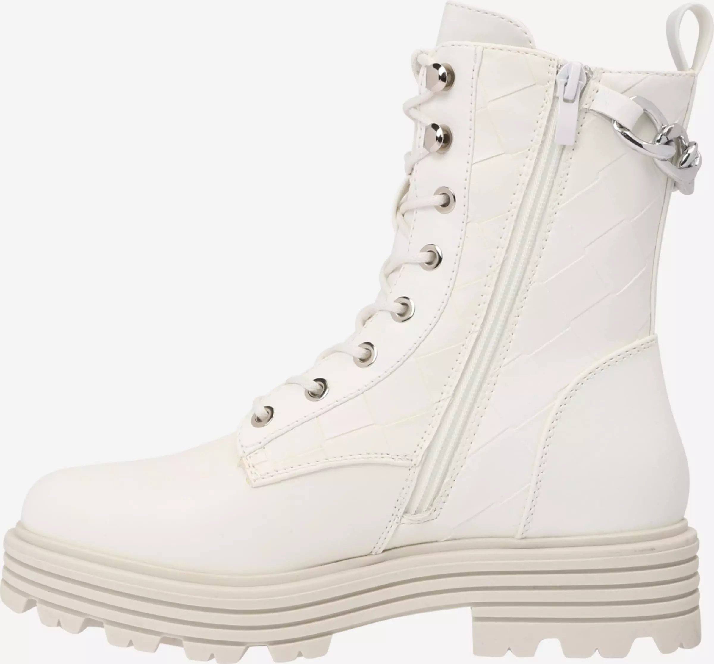 Dockers By Gerli Enkellaarsjes Veterlaarsjes Dames Ecru 2 Dockers By Gerli Enkellaarsjes Veterlaarsjes Dames Ecru - Afbeelding 2