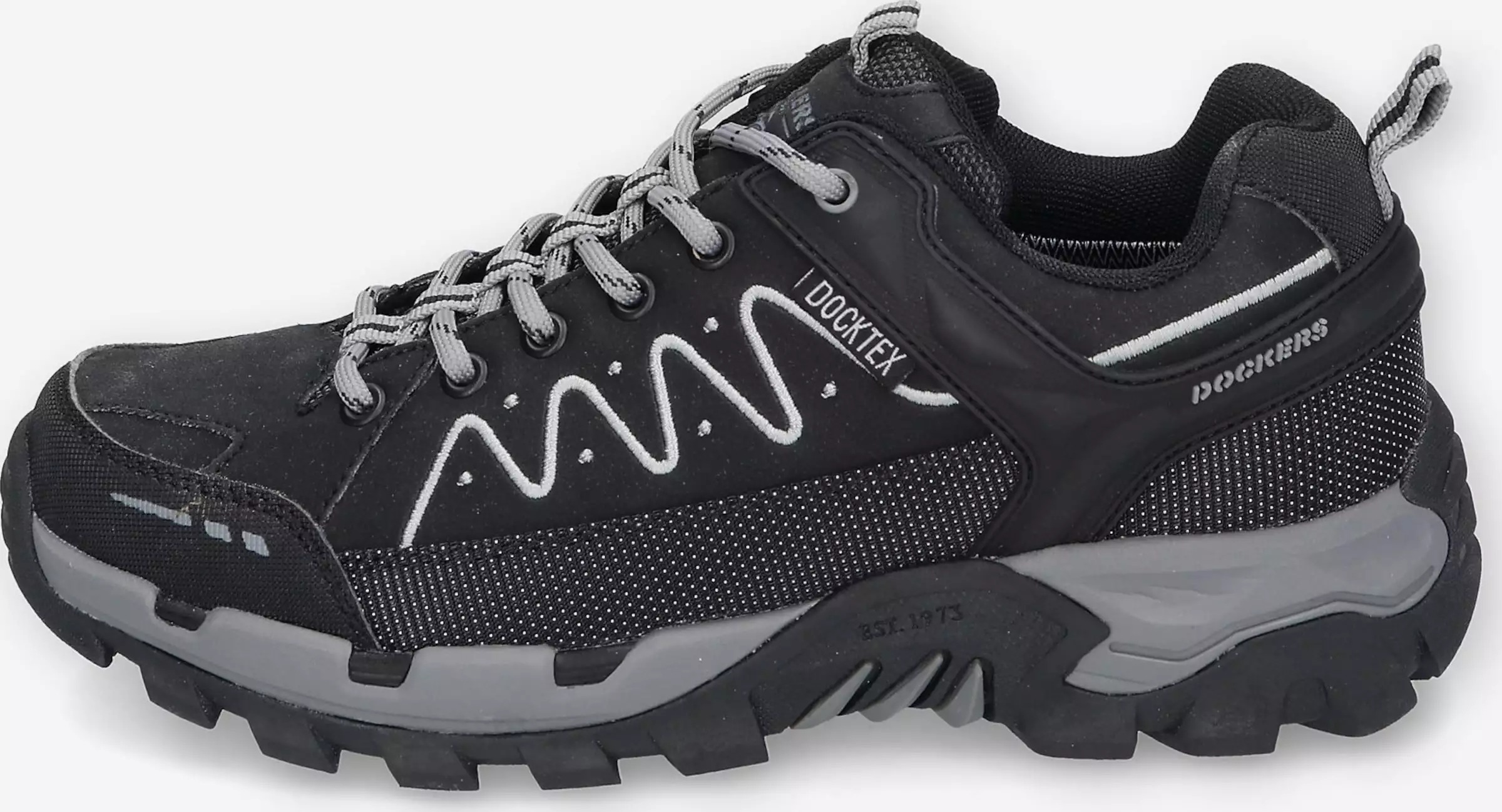 Dockers By Gerli Veterschoenen Sportieve Veterschoen Dames Zwart 2 Dockers By Gerli Veterschoenen Sportieve Veterschoen Dames Zwart - Afbeelding 2