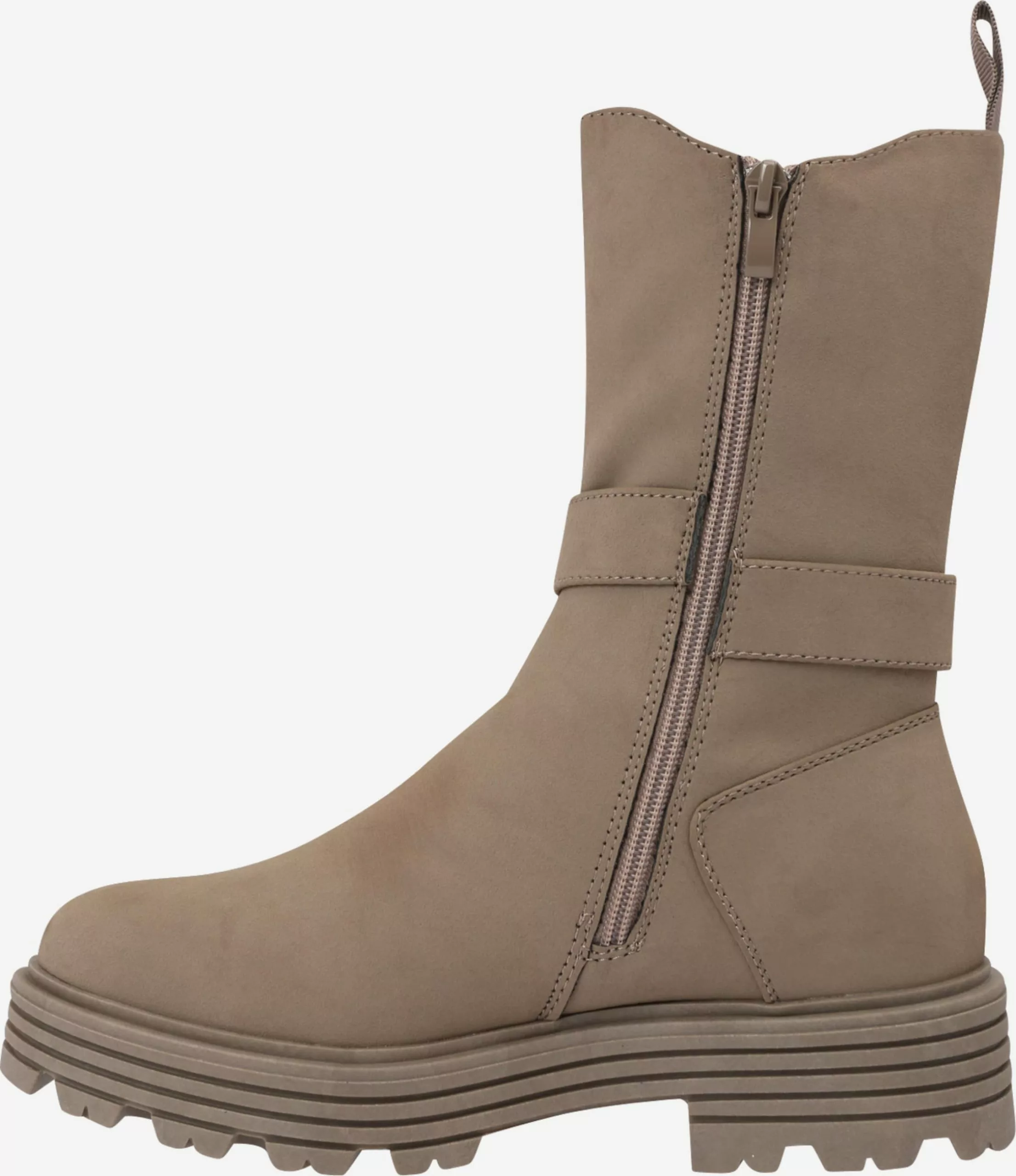 Dockers By Gerli Enkellaarsjes Chelsea Boots Dames Taupe 2 Dockers By Gerli Enkellaarsjes Chelsea Boots Dames Taupe - Afbeelding 2