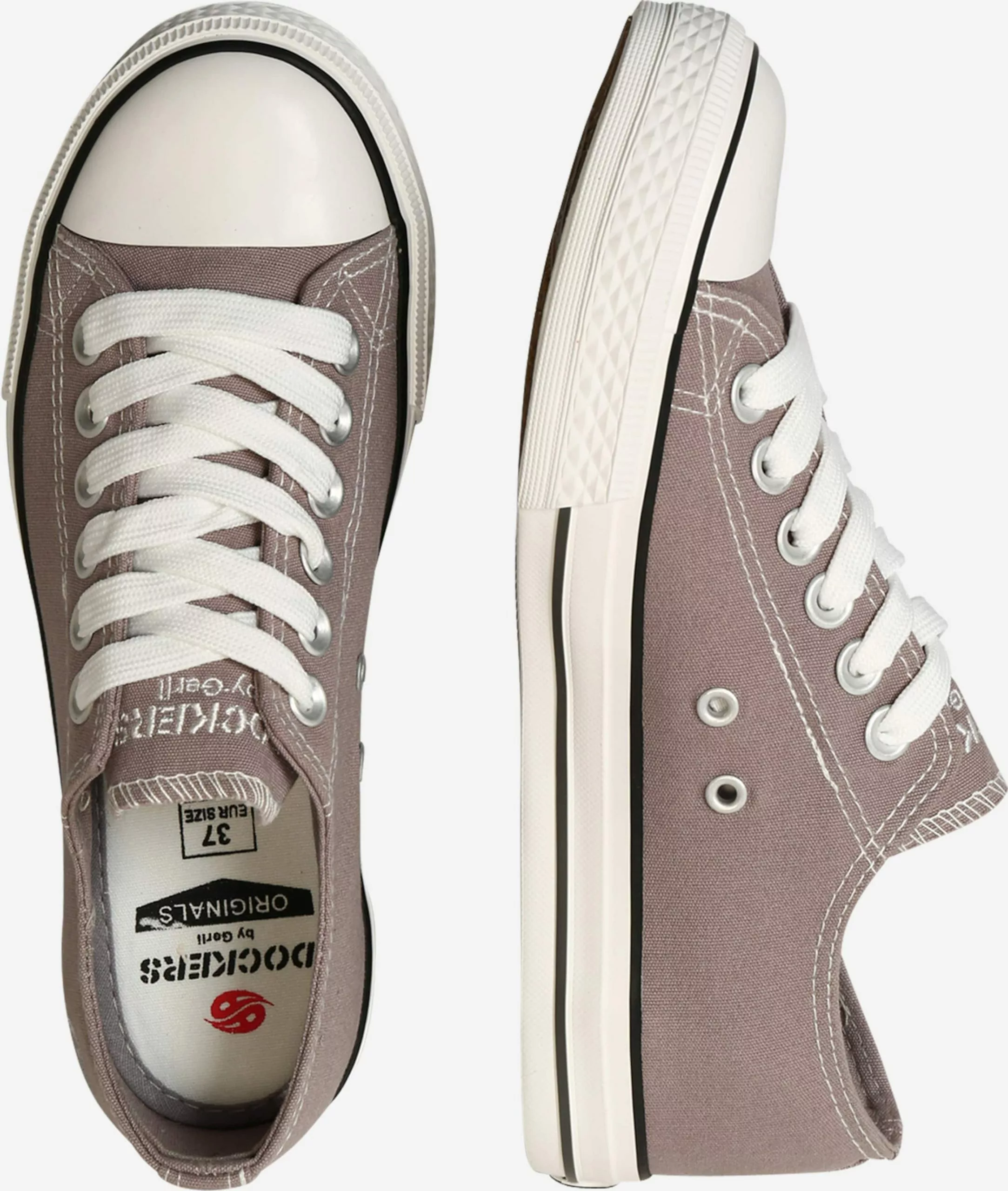 Dockers By Gerli Slip-on Sneakers Slip-on Dames Greige 2 Dockers By Gerli Slip-on Sneakers Slip-on Dames Greige - Afbeelding 2