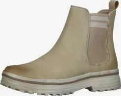 Dockers By Gerli Enkellaarsjes Chelsea Boots Dames Ecru / Sand