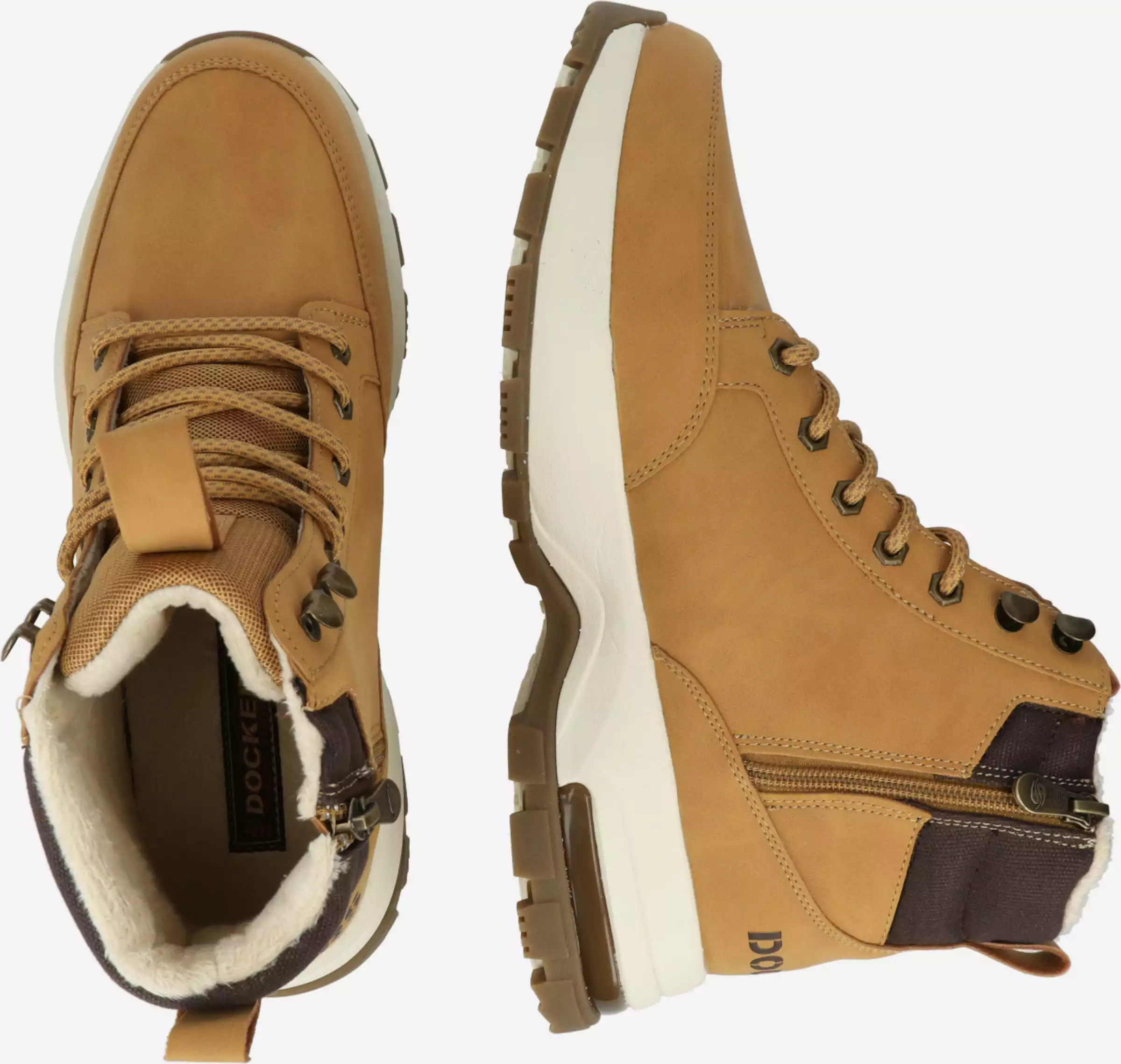 Dockers By Gerli Boots & Laarzen Veterboots Heren Kastanjebruin / Lichtbruin 2 Dockers By Gerli Boots & Laarzen Veterboots Heren Kastanjebruin / Lichtbruin - Afbeelding 2