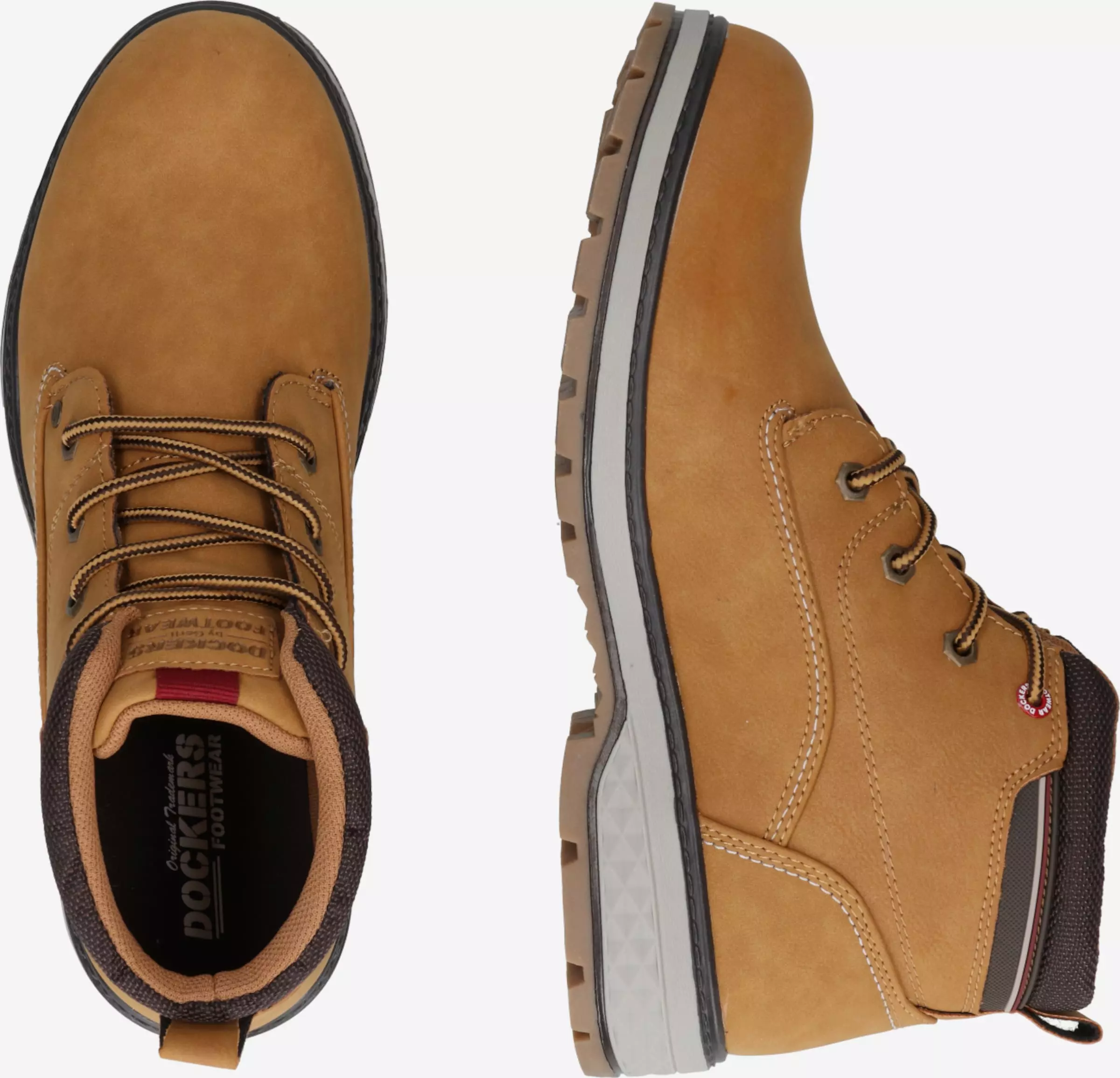 Dockers By Gerli Laarzen Veterlaarzen Heren Bruin / Cognac 2 Dockers By Gerli Laarzen Veterlaarzen Heren Bruin / Cognac - Afbeelding 2