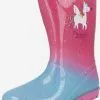 Dockers By Gerli Rubberlaarzen Regenlaarzen Kinderen Hemelsblauw / Pink