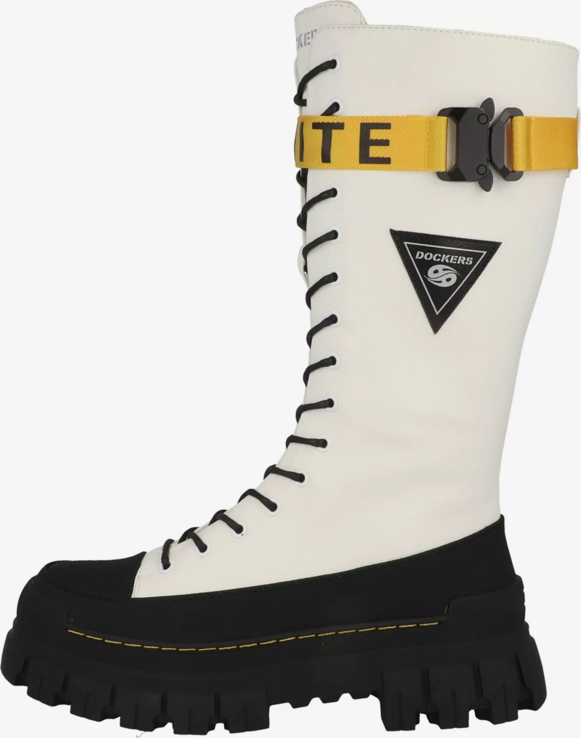 Dockers By Gerli Laarzen Veterlaarzen Dames Wit 2 Dockers By Gerli Laarzen Veterlaarzen Dames Wit - Afbeelding 2