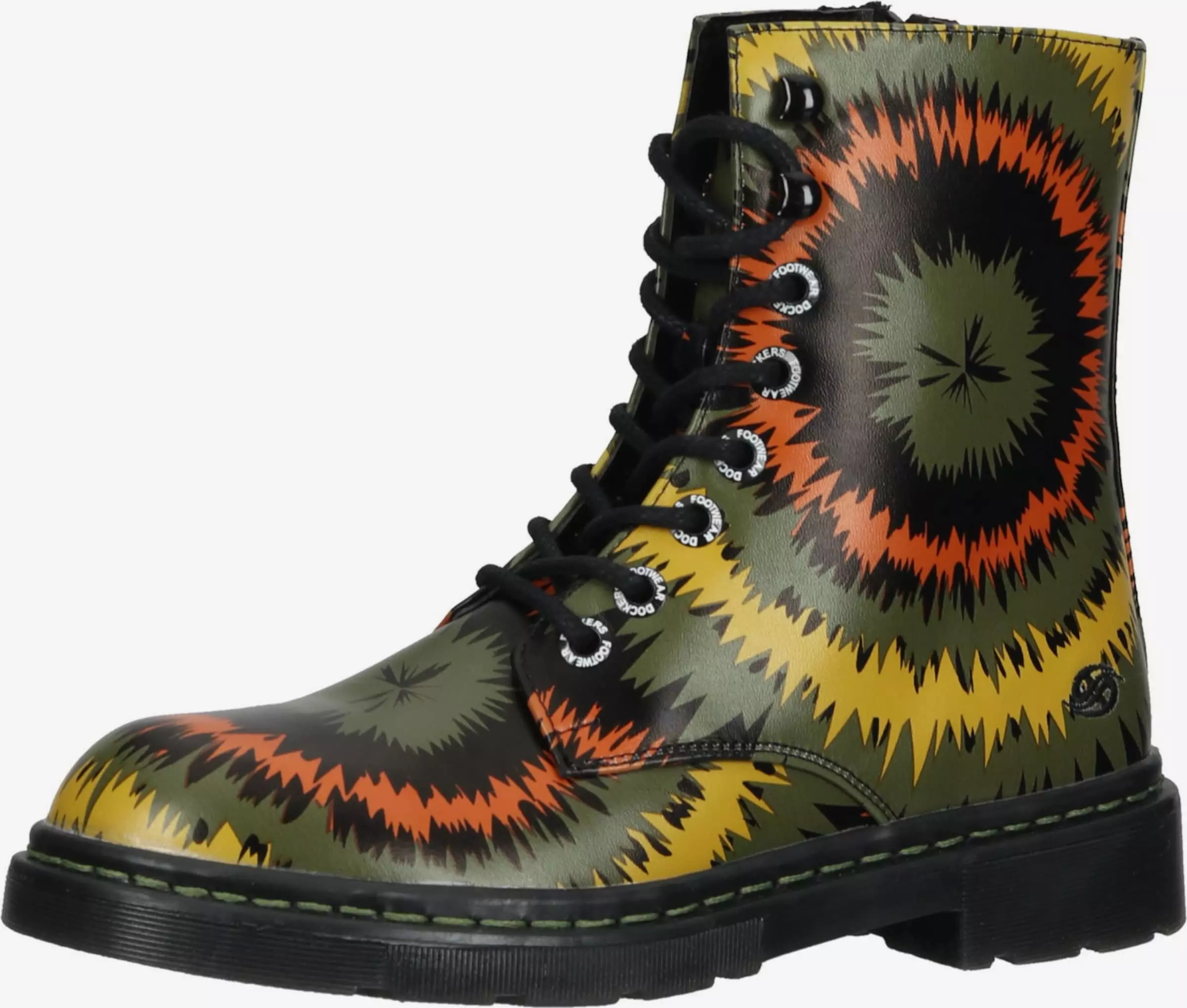 Dockers By Gerli Enkellaarsjes Veterlaarsjes Dames Olijfgroen 1 Dockers By Gerli Enkellaarsjes Veterlaarsjes Dames Olijfgroen