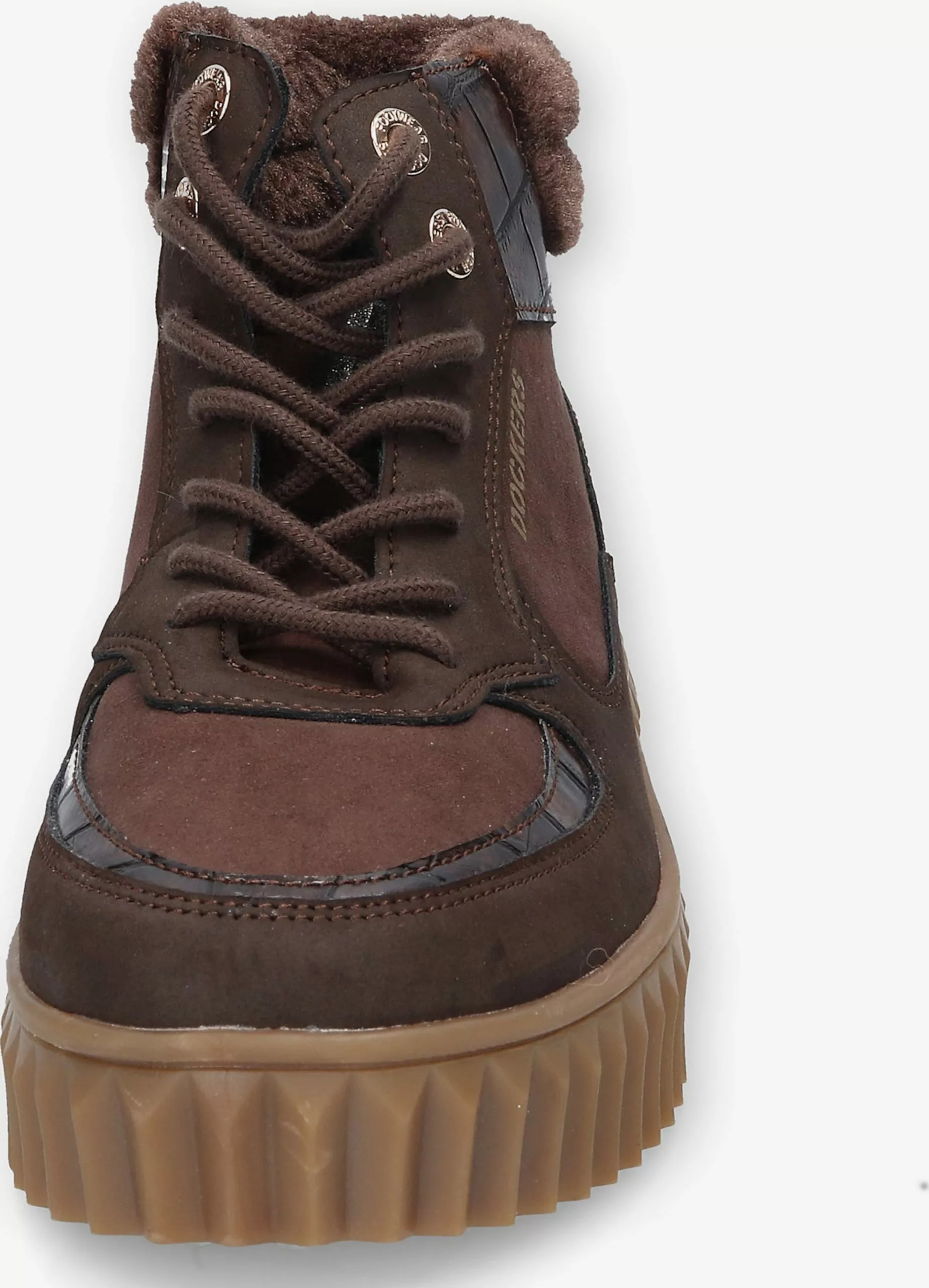 Dockers By Gerli Enkellaarsjes Veterlaarsjes Dames Pueblo / Donkerbruin 6 Dockers By Gerli Enkellaarsjes Veterlaarsjes Dames Pueblo / Donkerbruin - Afbeelding 6