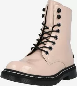 Dockers By Gerli Enkellaarsjes Veterlaarsjes Dames Pastelroze