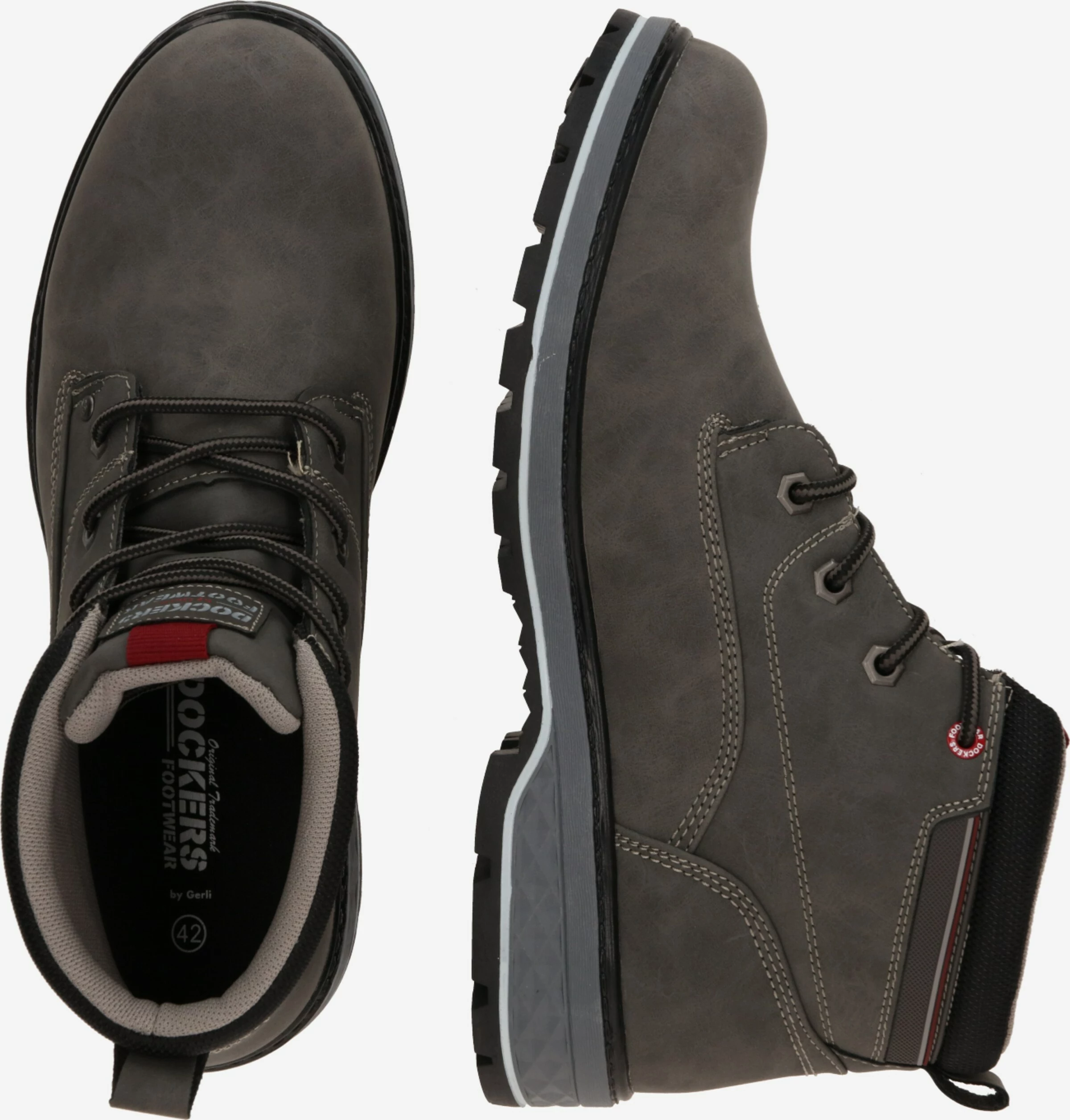 Dockers By Gerli Boots & Laarzen Veterboots Heren Grijs 2 Dockers By Gerli Boots & Laarzen Veterboots Heren Grijs - Afbeelding 2