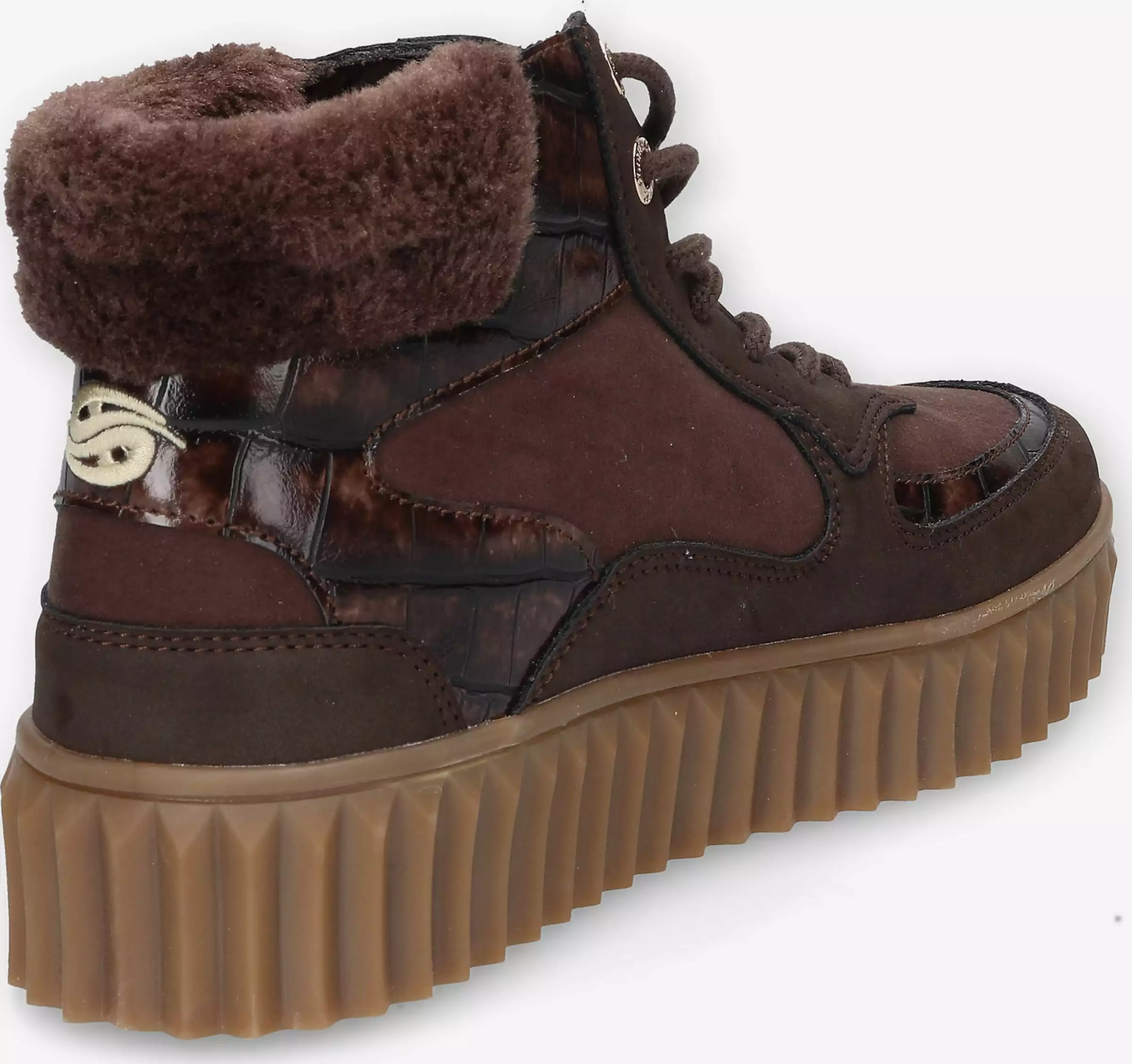 Dockers By Gerli Enkellaarsjes Veterlaarsjes Dames Pueblo / Donkerbruin 7 Dockers By Gerli Enkellaarsjes Veterlaarsjes Dames Pueblo / Donkerbruin - Afbeelding 7