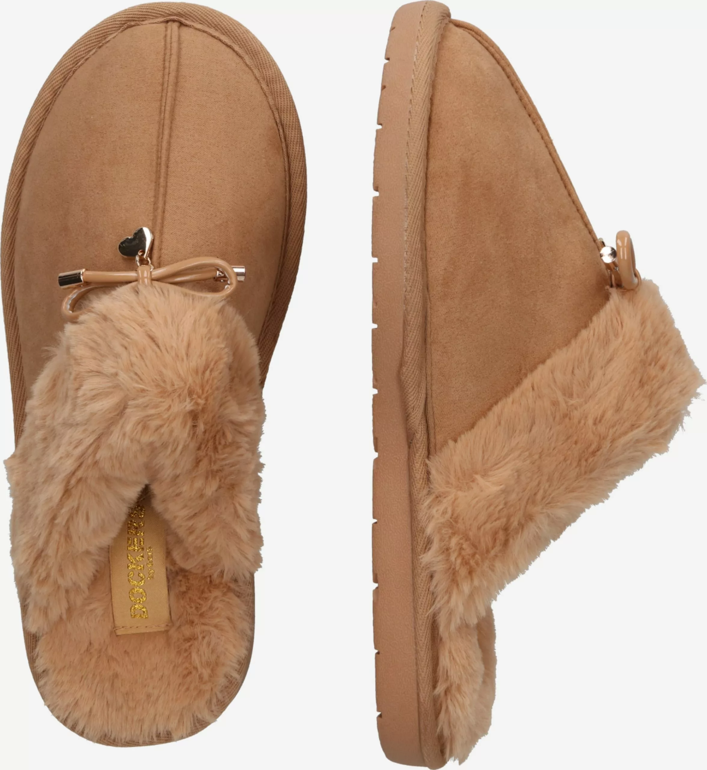 Dockers By Gerli Pantoffels Huisschoenen Dames Bruin 2 Dockers By Gerli Pantoffels Huisschoenen Dames Bruin - Afbeelding 2