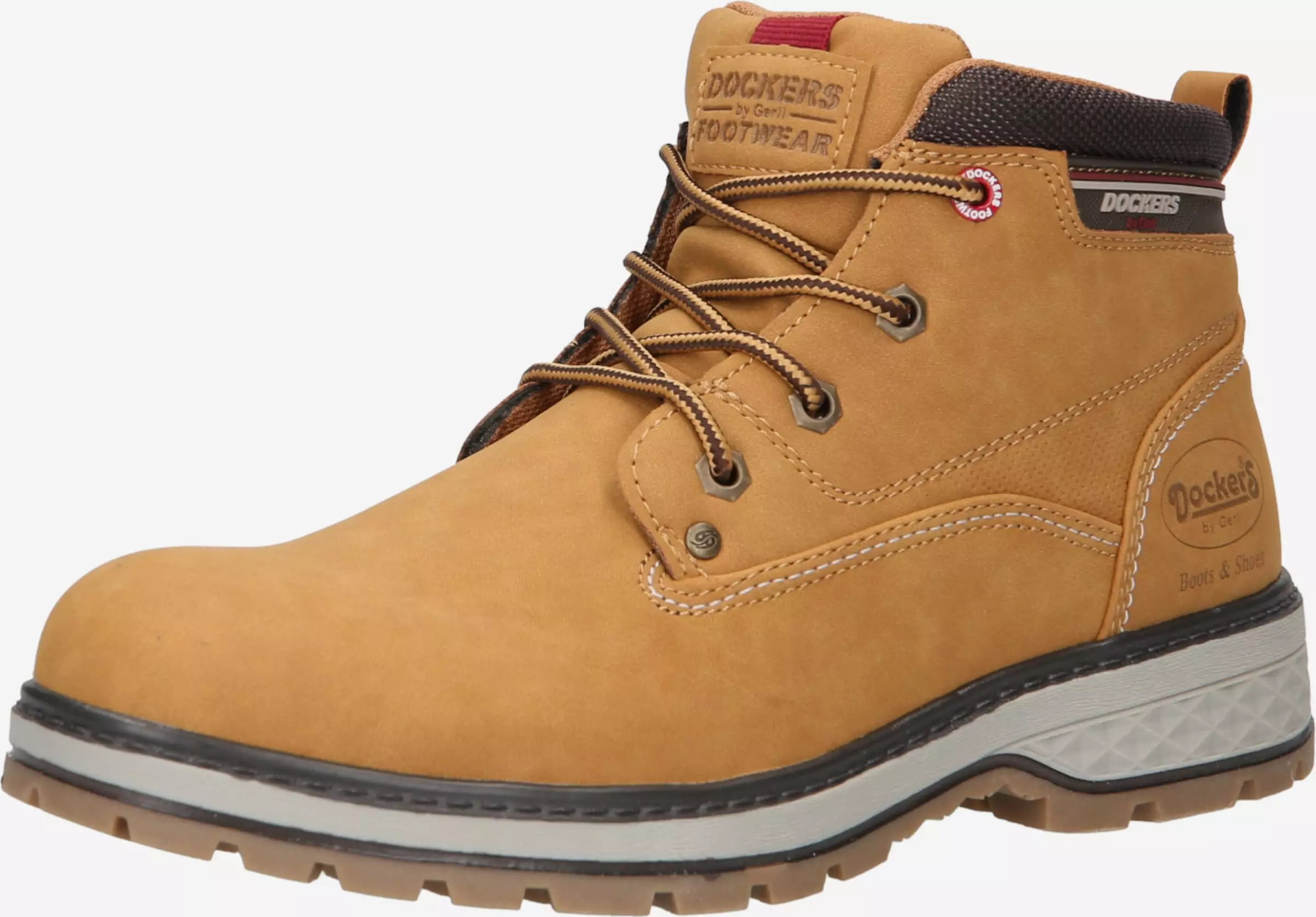 Dockers By Gerli Laarzen Veterlaarzen Heren Bruin / Cognac 1 Dockers By Gerli Laarzen Veterlaarzen Heren Bruin / Cognac