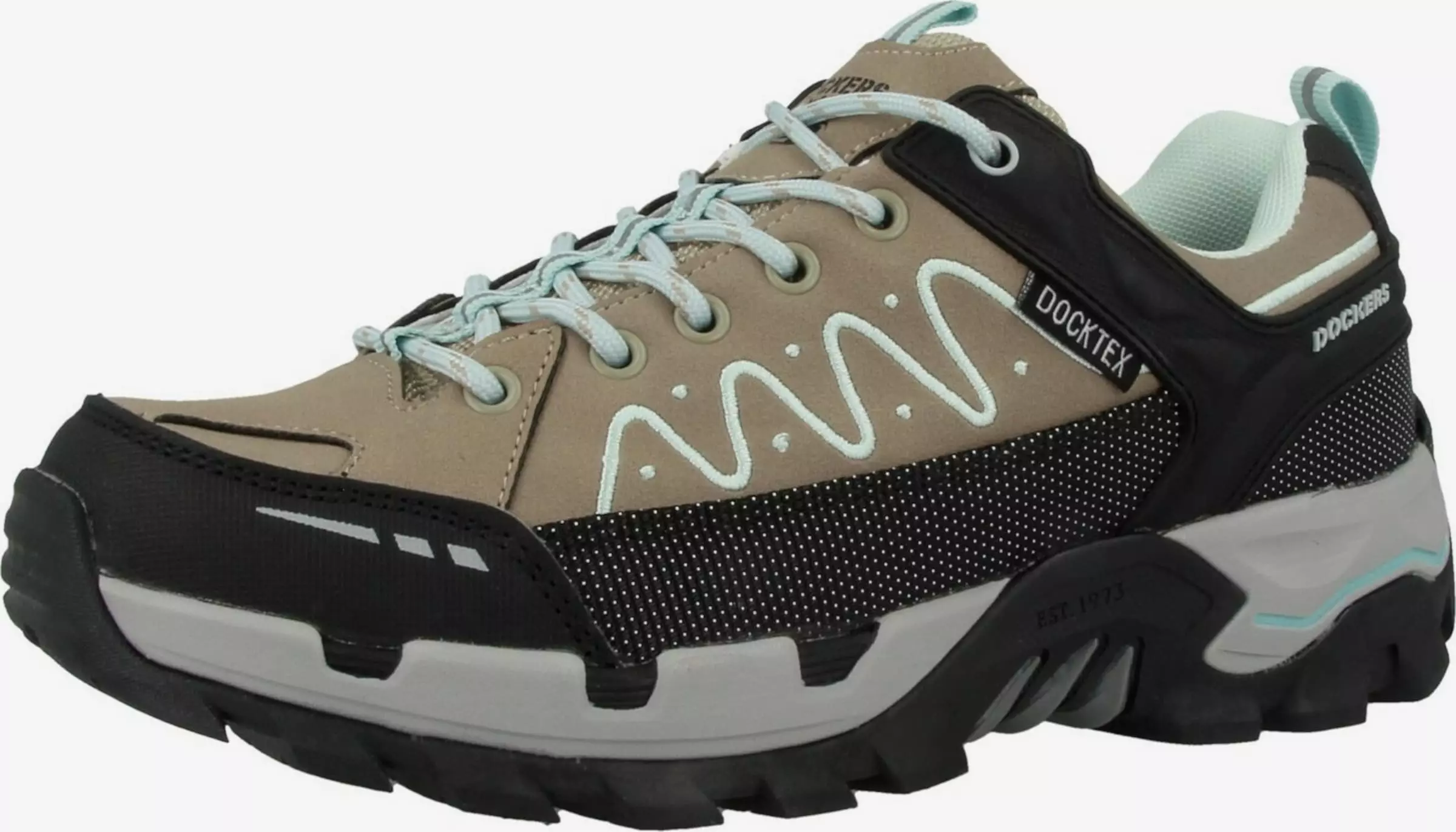 Dockers By Gerli Veterschoenen Sportieve Veterschoen Dames Donkerbeige 1 Dockers By Gerli Veterschoenen Sportieve Veterschoen Dames Donkerbeige