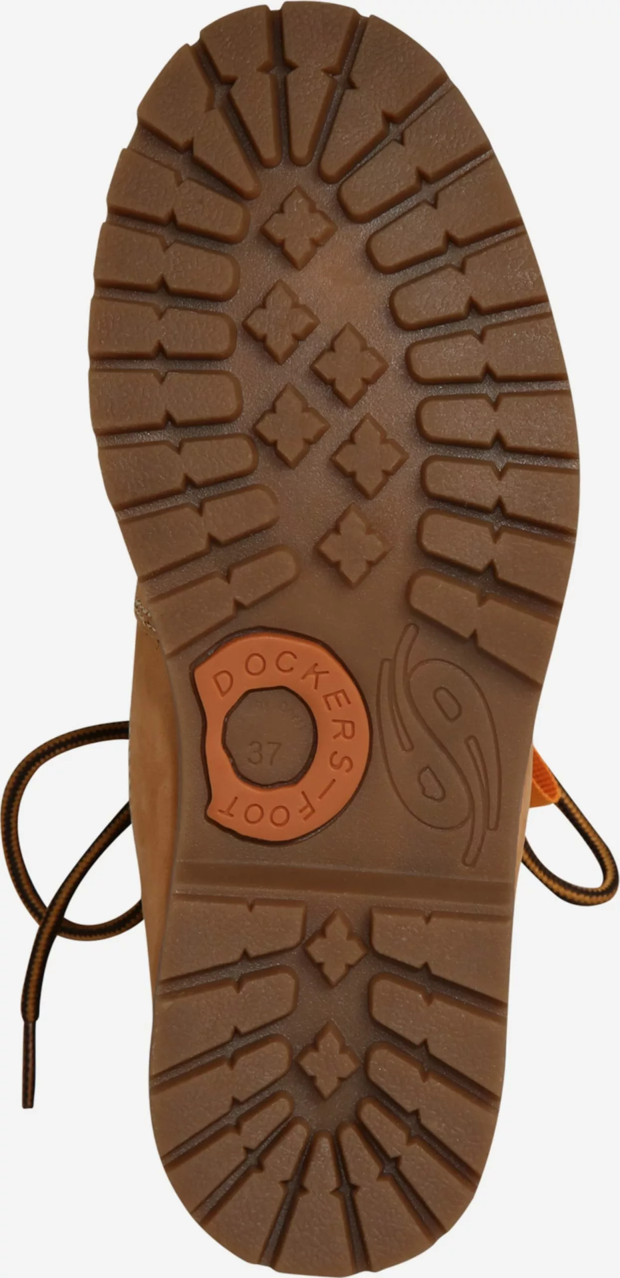 Dockers By Gerli Enkellaarsjes Veterlaarsjes Dames Karamel 3 Dockers By Gerli Enkellaarsjes Veterlaarsjes Dames Karamel - Afbeelding 3