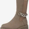 Dockers By Gerli Enkellaarsjes Chelsea Boots Dames Taupe